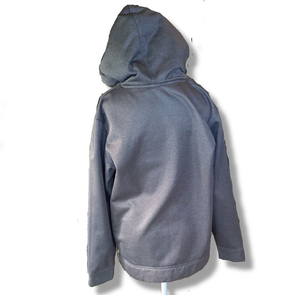 Realtree Medium Camo Grey Hooded Sweater Fleece line Warm Camping Hunting Hiking - Picture 7 of 8